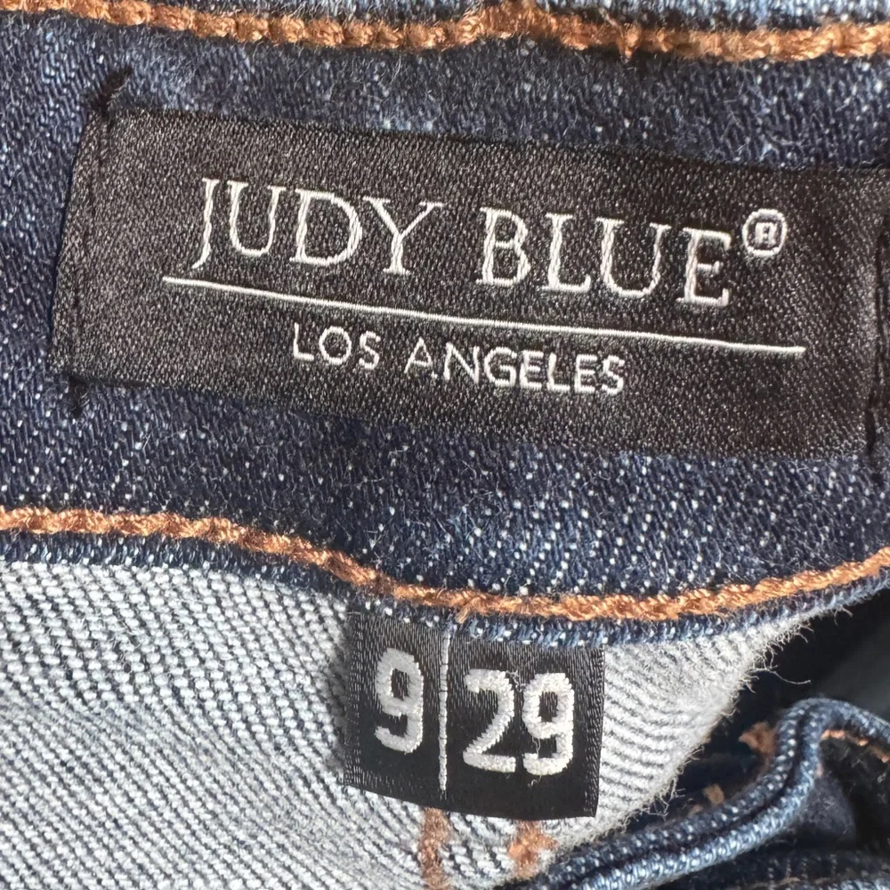 Judy Blue Women's Straight Leg Jeans - Dark Blue - Picture 4 of 11